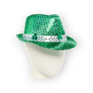 Picture of ST PATRICKS DAY SEQUIN FEDORA HAT